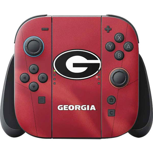 University of Georgia Red Jersey Nintendo Switch 2 (2025) Joy-Con Controller Skin
