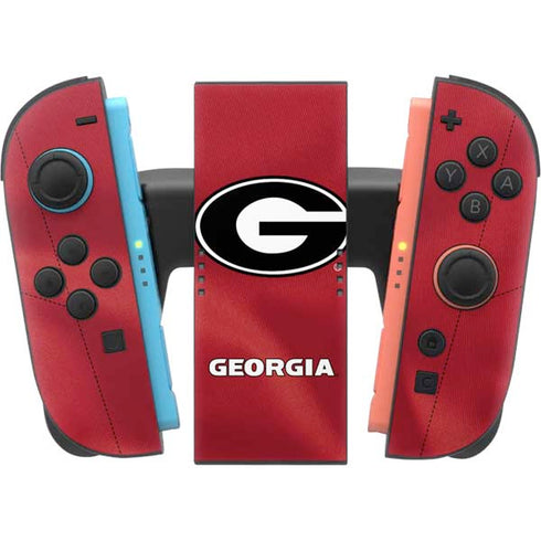 University of Georgia Red Jersey Nintendo Switch 2 (2025) Joy-Con Controller Skin