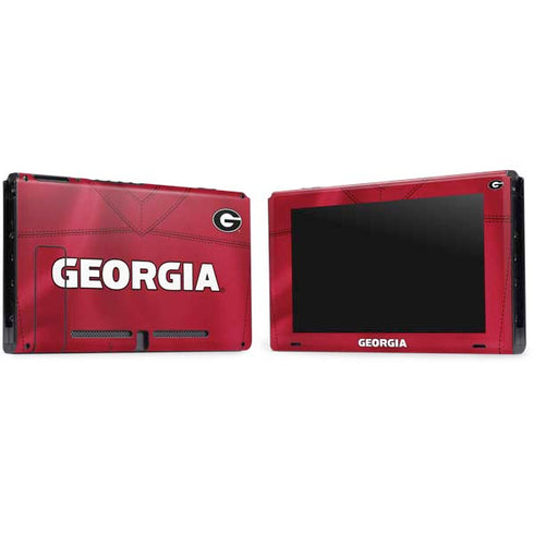 University of Georgia Red Jersey Nintendo Switch Bundle Skin