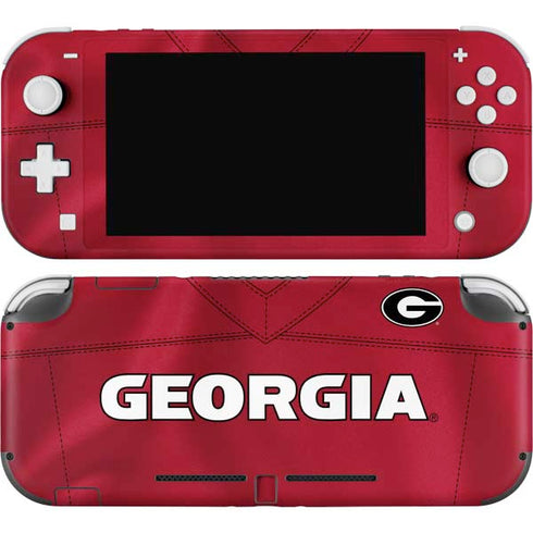 University of Georgia Red Jersey Nintendo Switch Lite Skin