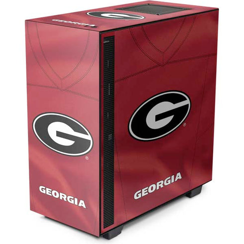 University of Georgia Red Jersey NZXT H510 Compact ATX Mid-Tower Case Skin