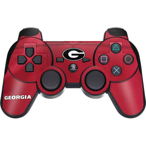 University of Georgia Red Jersey PS3 Dual Shock wireless controller Skin
