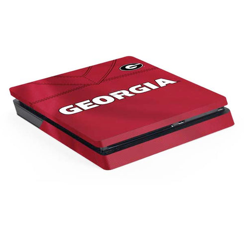 University of Georgia Red Jersey PS4 Slim Skin