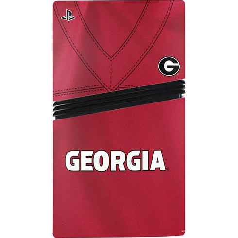 University of Georgia Red Jersey PS5 Pro Bundle Skin