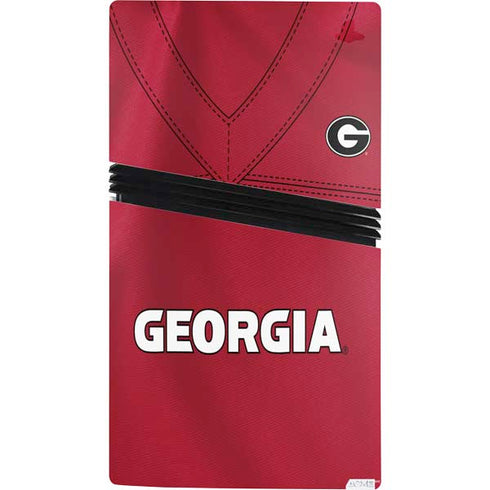 University of Georgia Red Jersey PS5 Pro Bundle Skin