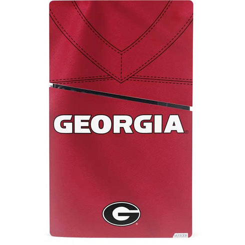 University of Georgia Red Jersey PS5 Slim Digital Edition Bundle Skin