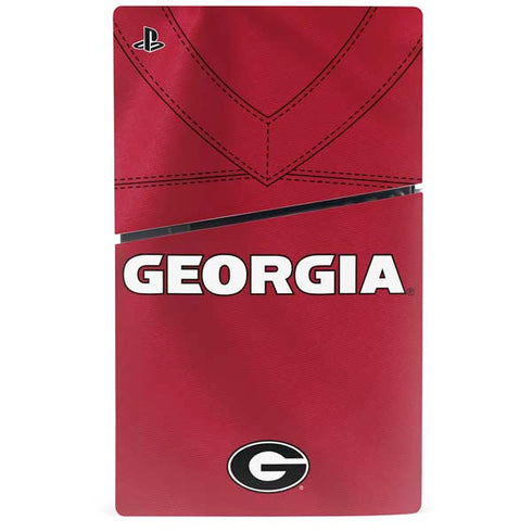 University of Georgia Red Jersey PS5 Slim Disk Bundle Skin