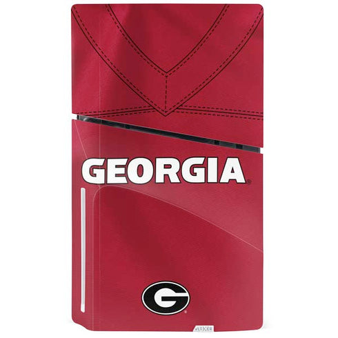 University of Georgia Red Jersey PS5 Slim Disk Bundle Skin
