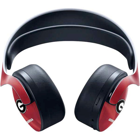 University of Georgia Red Jersey PULSE 3D Wireless Headset for PS5 Skin