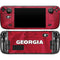 University of Georgia Red Jersey Steam Deck Handheld Gaming Computer OLED Skin