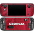 University of Georgia Red Jersey Steam Deck Handheld Gaming Computer OLED Skin