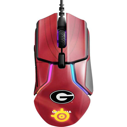 University of Georgia Red Jersey SteelSeries Rival 600 Gaming Mouse Skin
