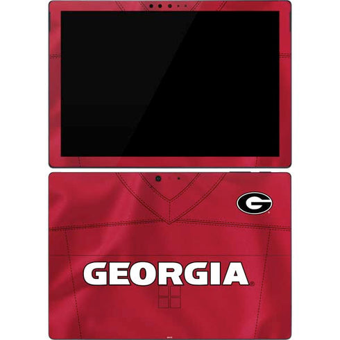 University of Georgia Red Jersey Surface Pro 7 Skin