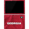 University of Georgia Red Jersey Surface Pro 7 Skin