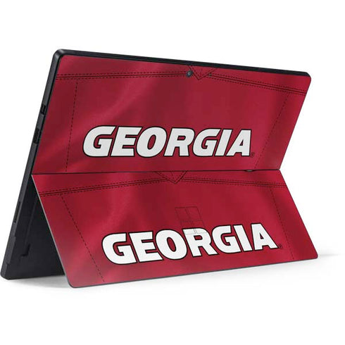 University of Georgia Red Jersey Surface Pro 7 Skin