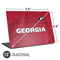 University of Georgia Red Jersey Universal Laptop 12in (9.8 x 6.8in) Skin