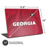 University of Georgia Red Jersey Universal Laptop 17in (13.8 x 10in) Skin