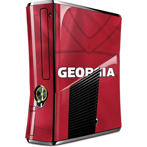 University of Georgia Red Jersey Xbox 360 Slim (2010) Skin
