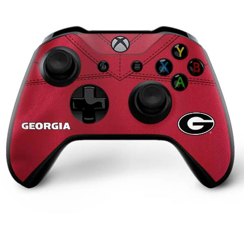University of Georgia Red Jersey Xbox One X Bundle Skin