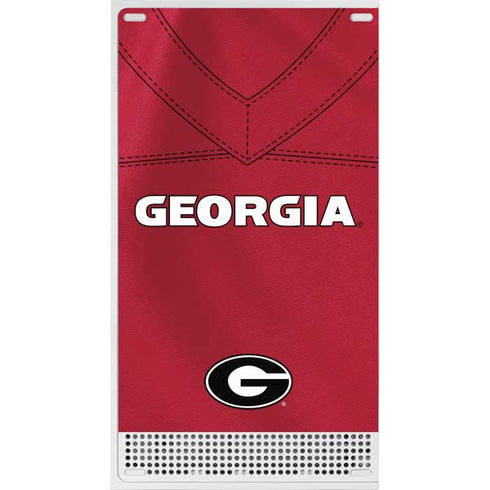 University of Georgia Red Jersey Xbox Series S Console Skin