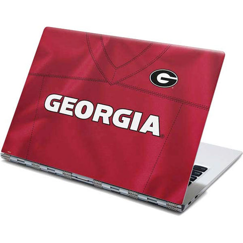University of Georgia Red Jersey Yoga 910 2-in-1 14in Touch-Screen Skin