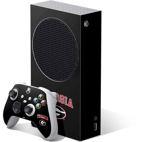 University of Georgia Collegiate Text Xbox Series S Skins