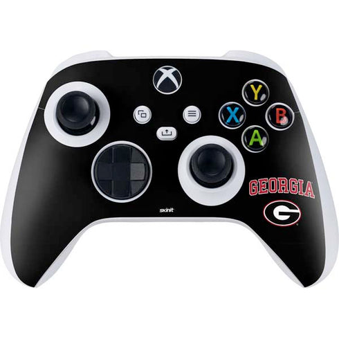 University of Georgia Collegiate Text Xbox Series S Skins