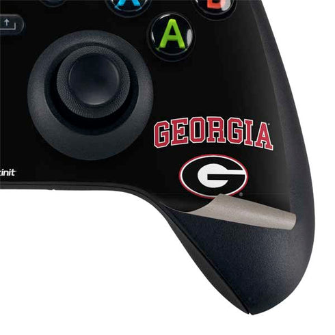 University of Georgia Collegiate Text XBox Series X Digital Edition Bundle Skin