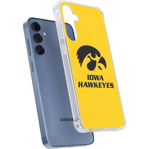 University of Iowa Galaxy A55 5G Clear Case