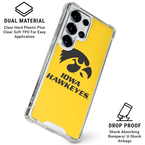 University of Iowa Galaxy S26 Ultra Clear Case