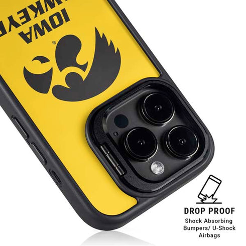 University of Iowa iPhone 13 Pro Max Kickstand Case