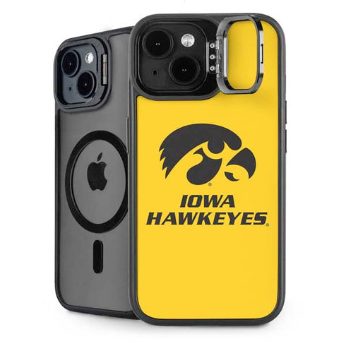 University of Iowa iPhone 14 Plus Kickstand Case
