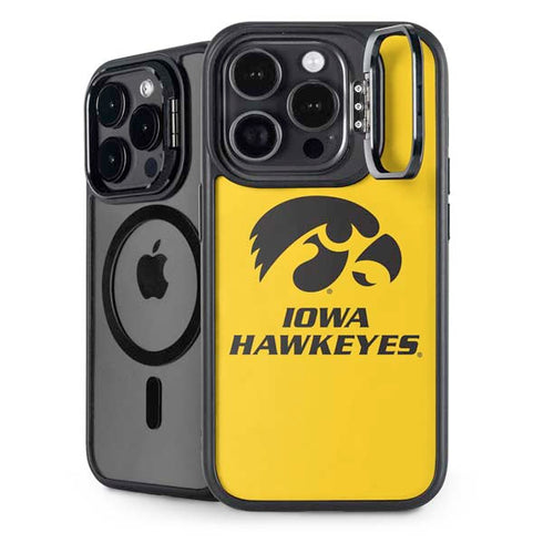 University of Iowa iPhone 14 Pro Kickstand Case