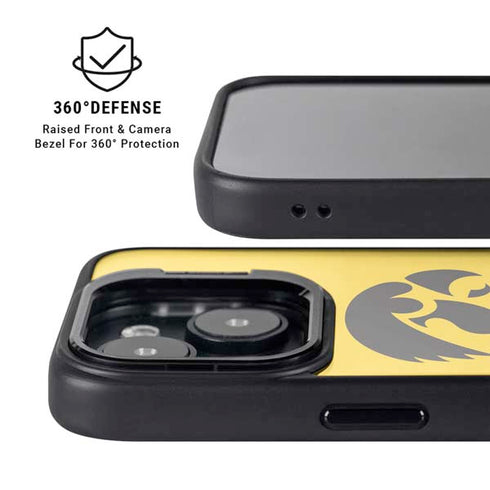 University of Iowa iPhone 15 Kickstand Case