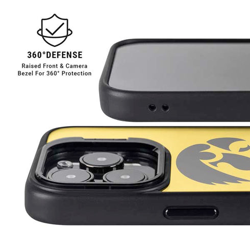 University of Iowa iPhone 15 Pro Kickstand Case