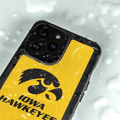 University of Iowa iPhone 15 Pro Waterproof Case