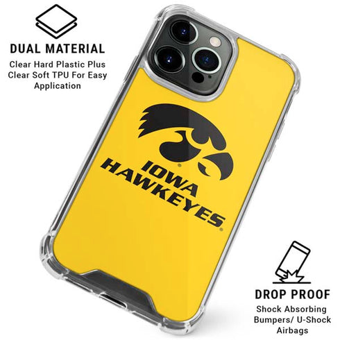 University of Iowa iPhone 16 Pro Clear Case