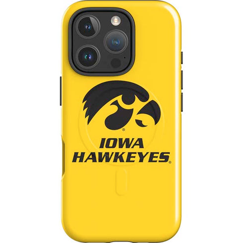 University of Iowa iPhone 16 Pro Max Magsafe Impact Case