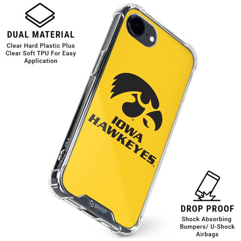 University of Iowa iPhone 16e Clear Case
