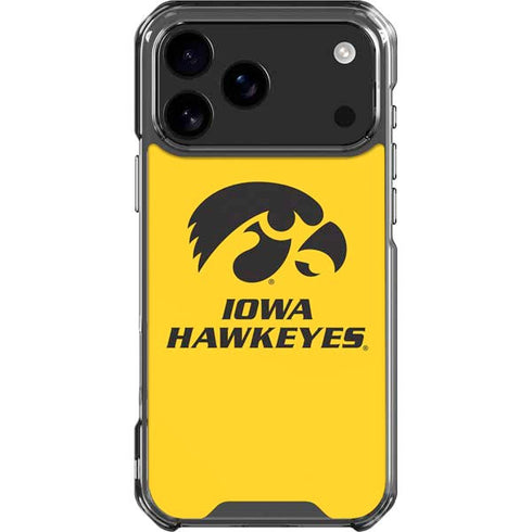 University of Iowa iPhone 18 Pro Max Clear Case