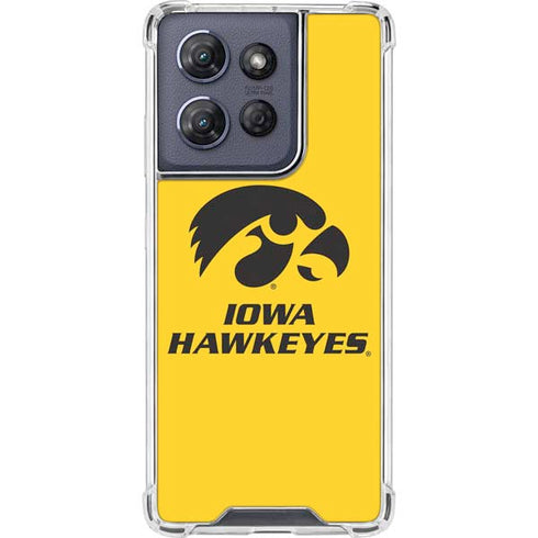 University of Iowa Moto G Play 5G (2025) Clear Case