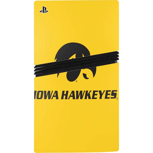 University of Iowa PS5 Pro Console Skin