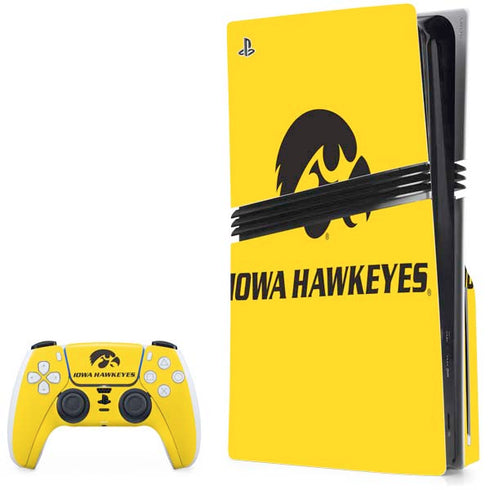 University of Iowa PS5 Pro Disk Bundle Skin