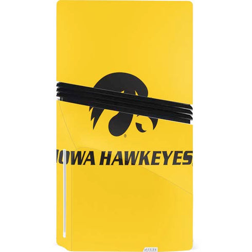 University of Iowa PS5 Pro Disk Console Skin
