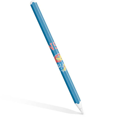 University of Kansas Collegiate Text Apple Pencil (2nd Gen 2019) Skin