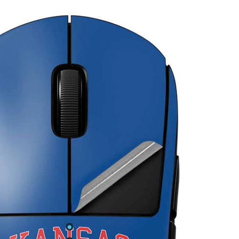 University of Kansas Collegiate Text G Pro Wireless Gaming Mouse Skin