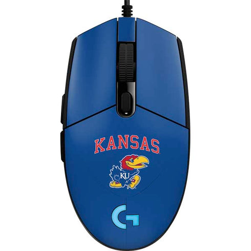 University of Kansas Collegiate Text G203 Prodigy RGB Wired Gaming Mouse Skin