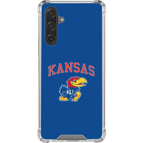 University of Kansas Collegiate Text Galaxy A17 Clear Case