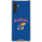 University of Kansas Collegiate Text Galaxy A17 Clear Case
