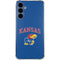 University of Kansas Collegiate Text Galaxy A55 5G Clear Case